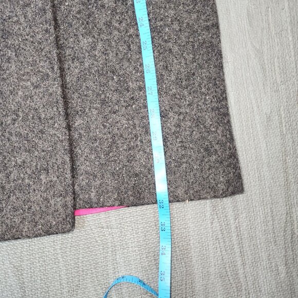 Vintage Girls Braetan Kids Gray Wool Velvet Coat Jacket Size 10 USA Union Made - Picture 12 of 13